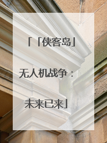 「侠客岛」无人机战争：未来已来