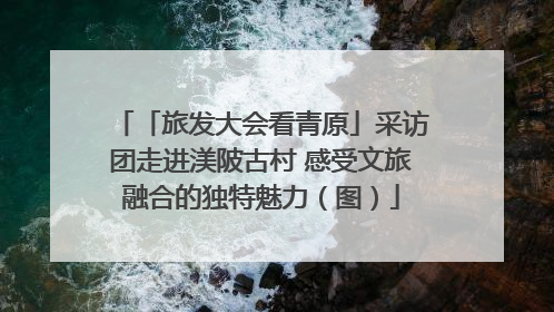 「旅发大会看青原」采访团走进渼陂古村 感受文旅融合的独特魅力（图）