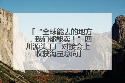 “全球能去的地方，我们都能卖！”四川源头工厂对接会上收获海量意向