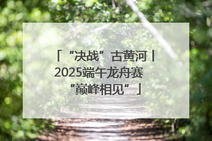 “决战”古黄河丨2025端午龙舟赛“巅峰相见”
