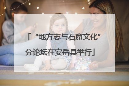 “地方志与石窟文化”分论坛在安岳县举行
