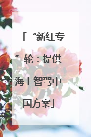 “新红专”轮：提供海上智驾中国方案
