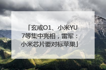 玄戒O1、小米YU7等集中亮相，雷军：小米芯片要对标苹果