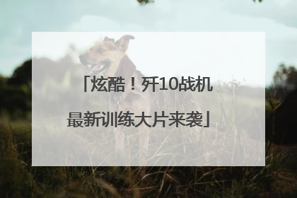 炫酷！歼10战机最新训练大片来袭