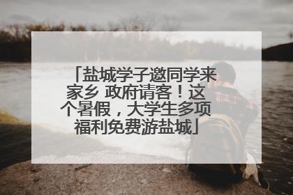 盐城学子邀同学来家乡 政府请客！这个暑假，大学生多项福利免费游盐城