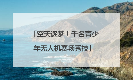 空天逐梦！千名青少年无人机赛场秀技