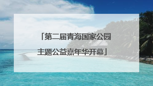 第二届青海国家公园主题公益嘉年华开幕
