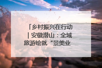 乡村振兴在行动｜安徽潜山：全域旅游绘就“景美业兴民富”新画卷