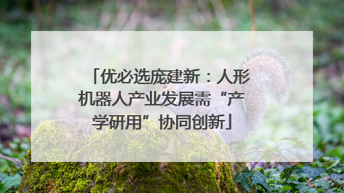 优必选庞建新：人形机器人产业发展需“产学研用”协同创新