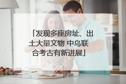 发现多座房址、出土大量文物 中乌联合考古有新进展