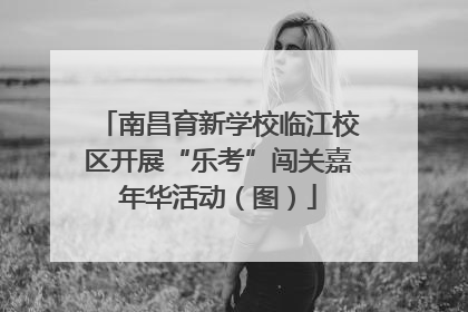 南昌育新学校临江校区开展“乐考”闯关嘉年华活动（图）