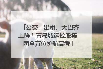 公交、出租、大巴齐上阵！青岛城运控股集团全方位护航高考