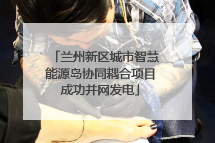 兰州新区城市智慧能源岛协同耦合项目成功并网发电