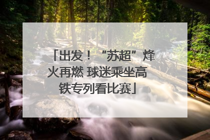 出发！“苏超”烽火再燃 球迷乘坐高铁专列看比赛