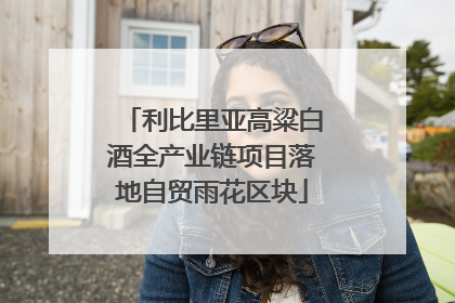 利比里亚高粱白酒全产业链项目落地自贸雨花区块