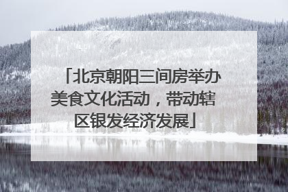北京朝阳三间房举办美食文化活动，带动辖区银发经济发展