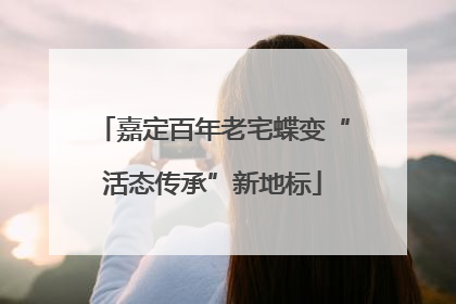 嘉定百年老宅蝶变“活态传承”新地标