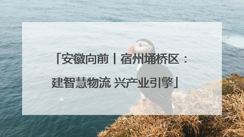 安徽向前丨宿州埇桥区：建智慧物流 兴产业引擎