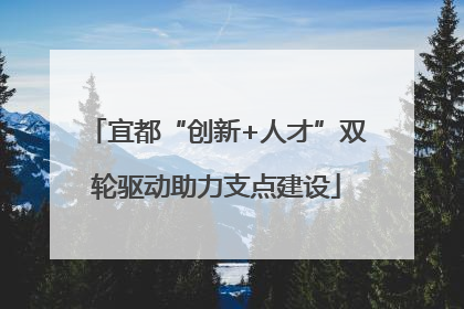 宜都“创新+人才”双轮驱动助力支点建设