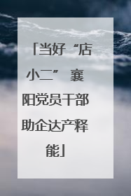 当好“店小二” 襄阳党员干部助企达产释能