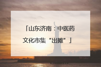 山东济南：中医药文化市集“出摊”