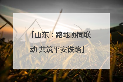山东：路地协同联动 共筑平安铁路