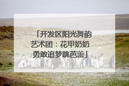 开发区阳光舞韵艺术团：花甲奶奶勇敢追梦跳芭蕾