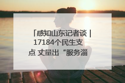 感知山东记者谈｜17184个民生支点 丈量出“服务淄博”的文明温度