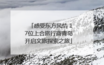 感受东方风情 17位上合旅行商青岛开启文旅探索之旅