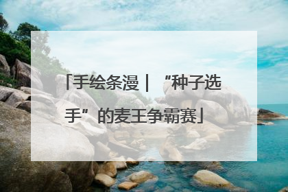 手绘条漫｜“种子选手”的麦王争霸赛