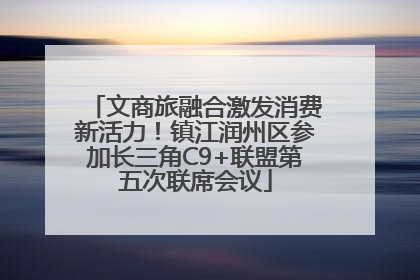 文商旅融合激发消费新活力！镇江润州区参加长三角C9+联盟第五次联席会议