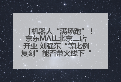 机器人“满场跑”！京东MALL北京二店开业 刘强东“等比例复刻”能否带火线下“618”？