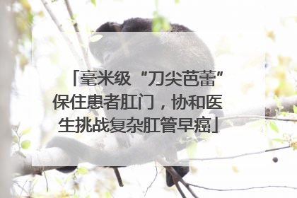 毫米级“刀尖芭蕾”保住患者肛门，协和医生挑战复杂肛管早癌