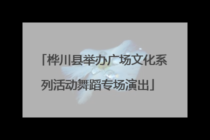 桦川县举办广场文化系列活动舞蹈专场演出