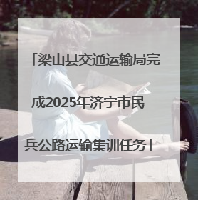 梁山县交通运输局完成2025年济宁市民兵公路运输集训任务