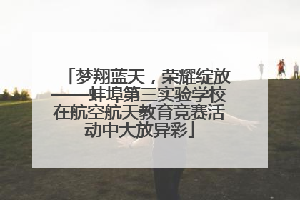 梦翔蓝天，荣耀绽放——蚌埠第三实验学校在航空航天教育竞赛活动中大放异彩