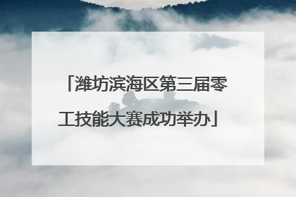 潍坊滨海区第三届零工技能大赛成功举办