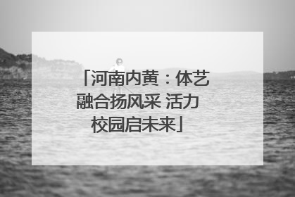 河南内黄：体艺融合扬风采 活力校园启未来