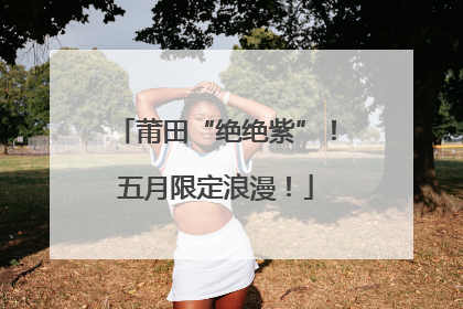 莆田“绝绝紫”！五月限定浪漫！