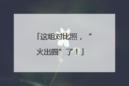 这组对比照，“火出圈”了！