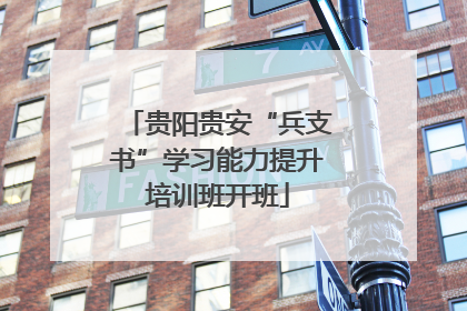 贵阳贵安“兵支书”学习能力提升培训班开班