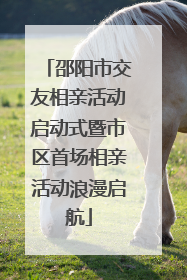 邵阳市交友相亲活动启动式暨市区首场相亲活动浪漫启航