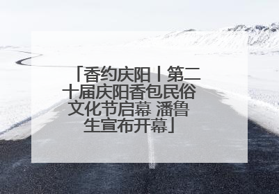 香约庆阳丨第二十届庆阳香包民俗文化节启幕 潘鲁生宣布开幕