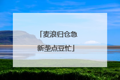 麦浪归仓急 新垄点豆忙