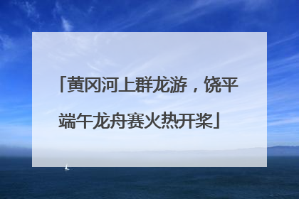黄冈河上群龙游，饶平端午龙舟赛火热开桨