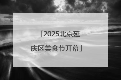 2025北京延庆区美食节开幕