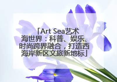 Art Sea艺术海世界：科普、娱乐、时尚跨界融合，打造西海岸新区文旅新地标