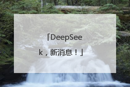 DeepSeek，新消息！